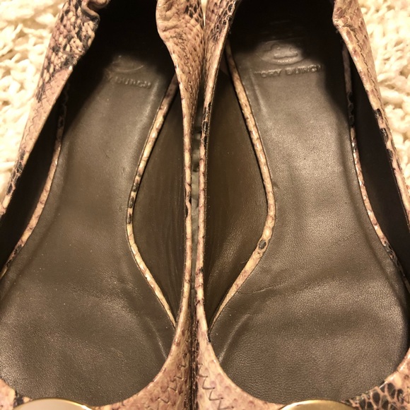 Tory Burch reva snakeskin flats - Picture 4 of 5